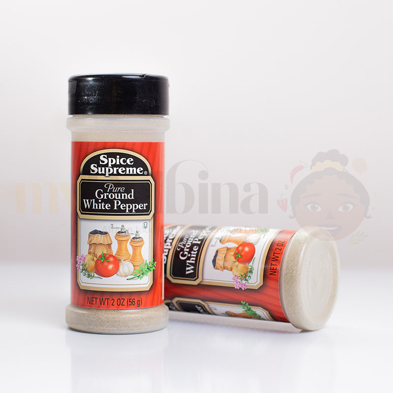 Spice Supreme Ground White Pepper 56gx12 African Foodstuffs In Dubai Mydelbina