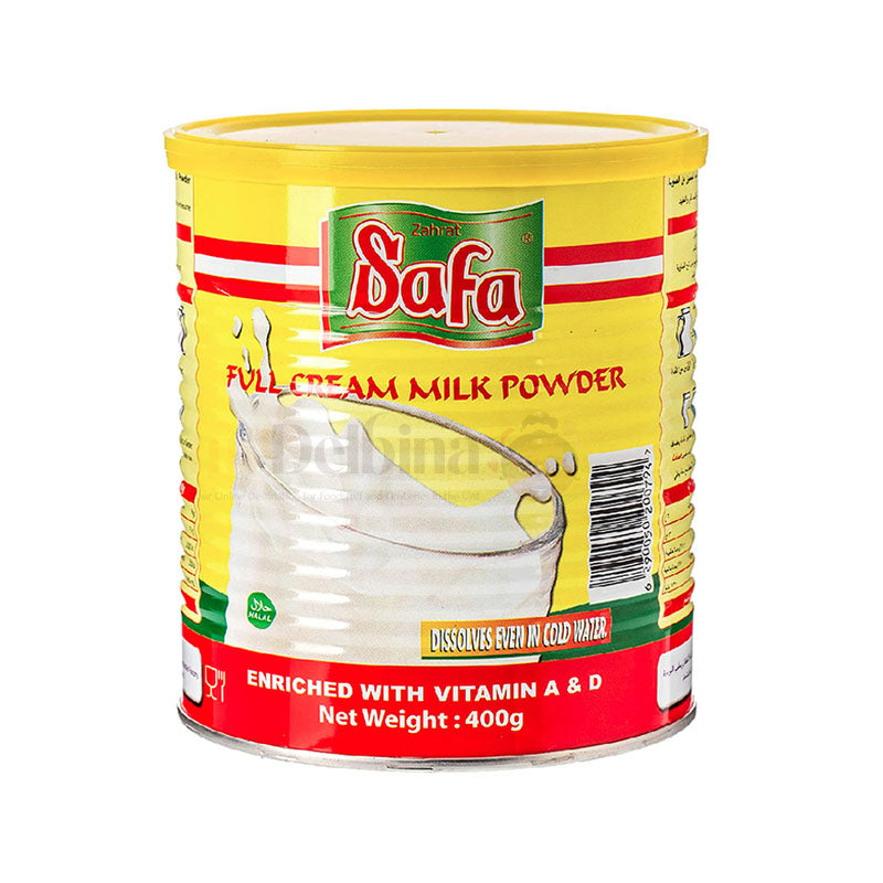 Safa Milk Powder UAE Tin 400g Order Online – myDelbina