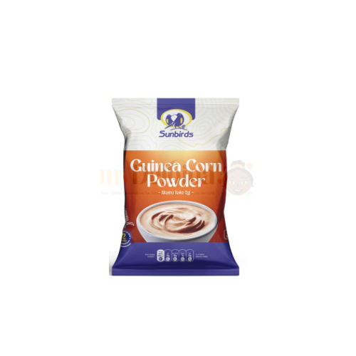 Sunbirds Guinaca Corn Powder packaging on a white background