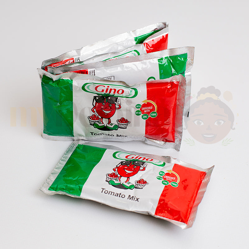 Gino Tomato Mix 65g  Rich Tomato Cooking Mix for Jollof Rice, Stews, Soups, and Sauces in UAE
