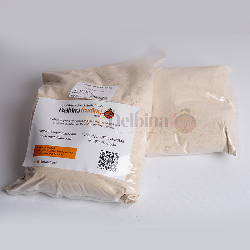 Plantain Flour 1kg Bag Unripe and Gluten-Free
